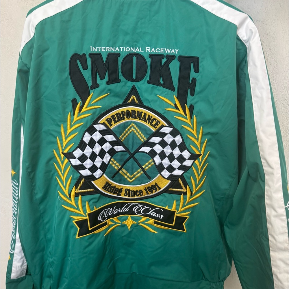 Green Smoke Rise Racing Jacket - Picture 2 of 8